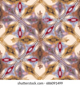 Abstract color seamless pattern for new background.