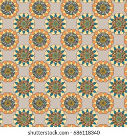 Abstract color seamless pattern for new background.