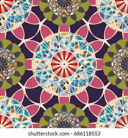 Abstract color seamless pattern for new background.