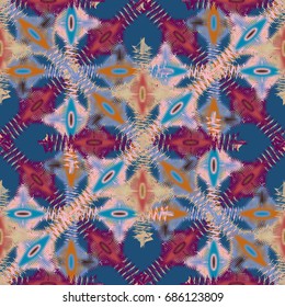Abstract color seamless pattern for new background.