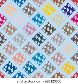 Abstract color seamless pattern for new background.