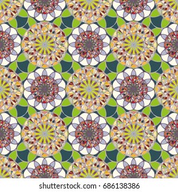 Abstract color seamless pattern for new background.