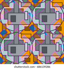 Abstract color seamless pattern for new background.
