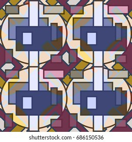 Abstract color seamless pattern for new background.