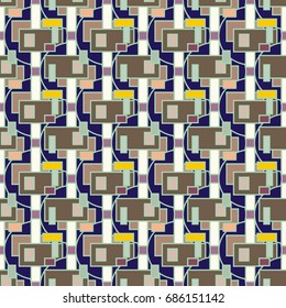 Abstract color seamless pattern for new background.