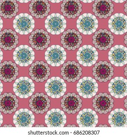 Abstract color seamless pattern for new background.