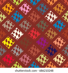 Abstract color seamless pattern for new background.