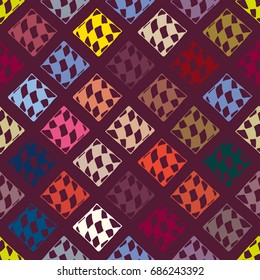Abstract color seamless pattern for new background.