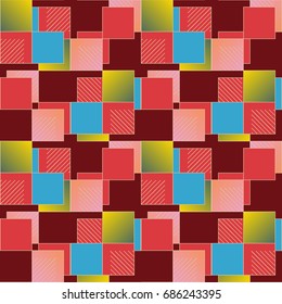 Abstract color seamless pattern for new background.