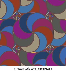 Abstract color seamless pattern for new background.