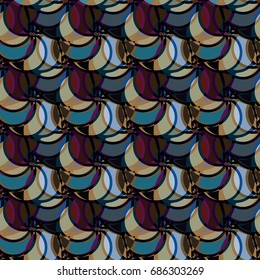 Abstract color seamless pattern for new background.