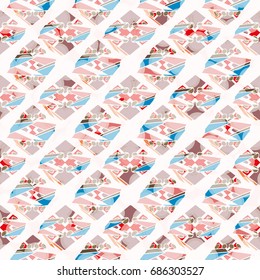 Abstract color seamless pattern for new background.