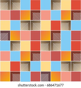 Abstract color seamless pattern for new background.