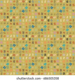 Abstract color seamless pattern for new background.