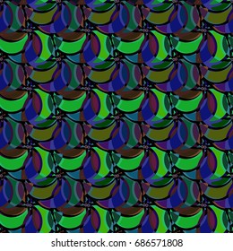 Abstract color seamless pattern for new background.