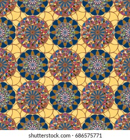 Abstract color seamless pattern for new background.