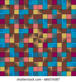 Abstract color seamless pattern for new background.