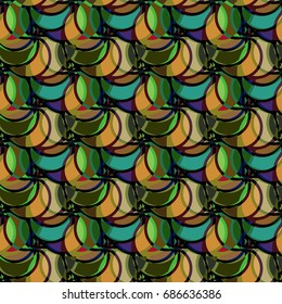 Abstract color seamless pattern for new background.