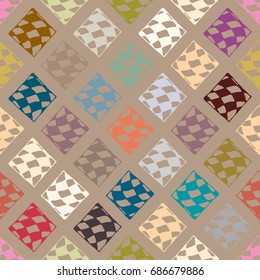 Abstract color seamless pattern for new background.