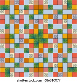 Abstract color seamless pattern for new background.