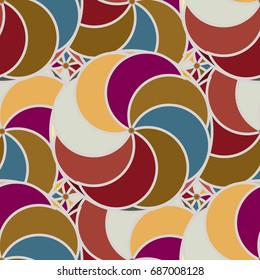 Abstract color seamless pattern for new background.