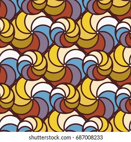 Abstract color seamless pattern for new background.