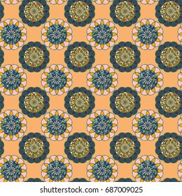 Abstract color seamless pattern for new background.