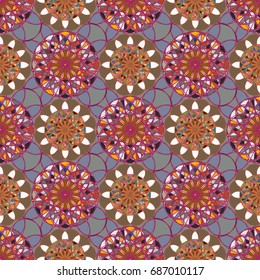 Abstract color seamless pattern for new background.