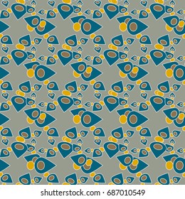 Abstract color seamless pattern for new background.
