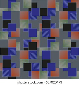 Abstract color seamless pattern for new background.