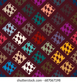 Abstract color seamless pattern for new background.