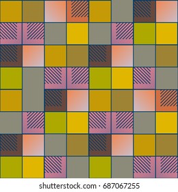Abstract color seamless pattern for new background.