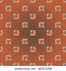 Abstract color seamless pattern for new background.