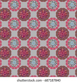 Abstract color seamless pattern for new background.