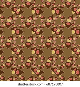 Abstract color seamless pattern for new background.