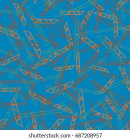 Abstract color seamless pattern for new background.