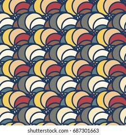 Abstract color seamless pattern for new background.