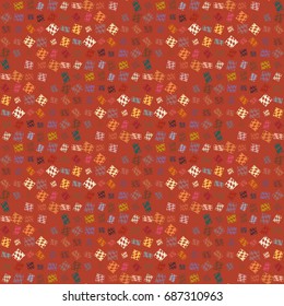 Abstract color seamless pattern for new background.