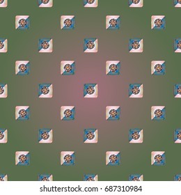 Abstract color seamless pattern for new background.