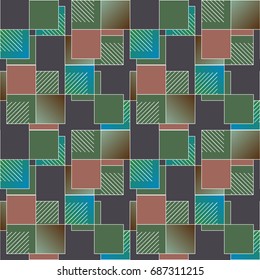 Abstract color seamless pattern for new background.