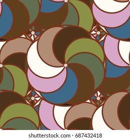 Abstract color seamless pattern for new background.