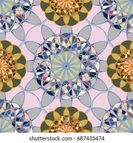Abstract color seamless pattern for new background.