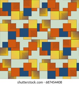 Abstract color seamless pattern for new background.