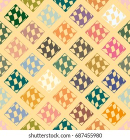 Abstract color seamless pattern for new background.