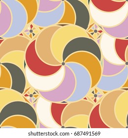 Abstract color seamless pattern for new background.