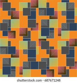 Abstract color seamless pattern for new background.