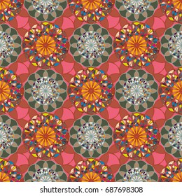 Abstract color seamless pattern for new background.