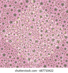Abstract color seamless pattern for new background.