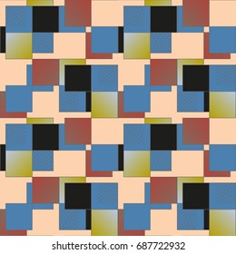 Abstract color seamless pattern for new background.