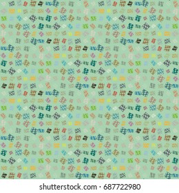 Abstract color seamless pattern for new background.